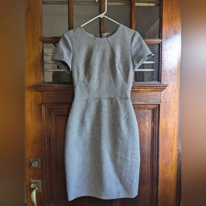 Banana Republic Houndstooth Scuba Dress